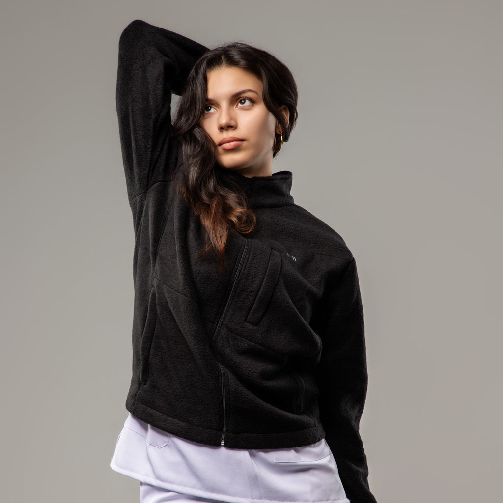 Veste POLAIRE  femme - Noir