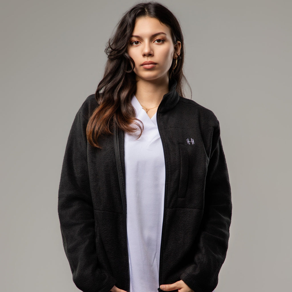 Veste POLAIRE  femme - Noir