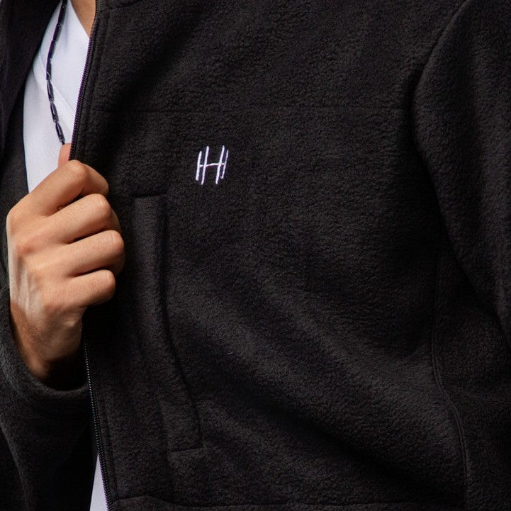 Veste POLAIRE Homme - Noir