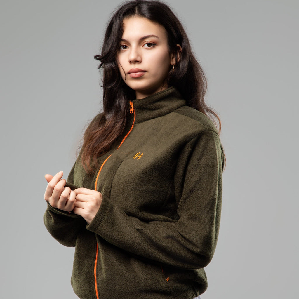 Veste POLAIRE Femme - Vert KAKI