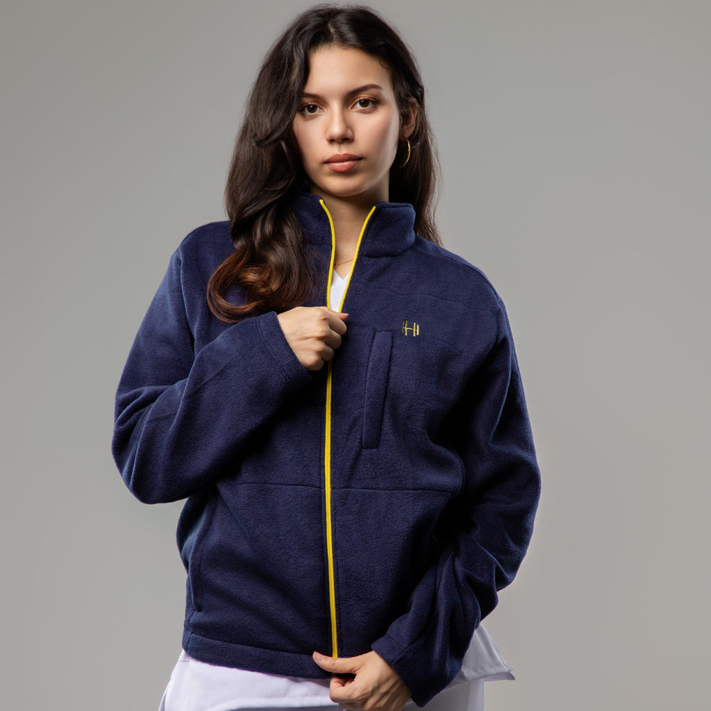 Veste POLAIRE Femme - Bleu marine