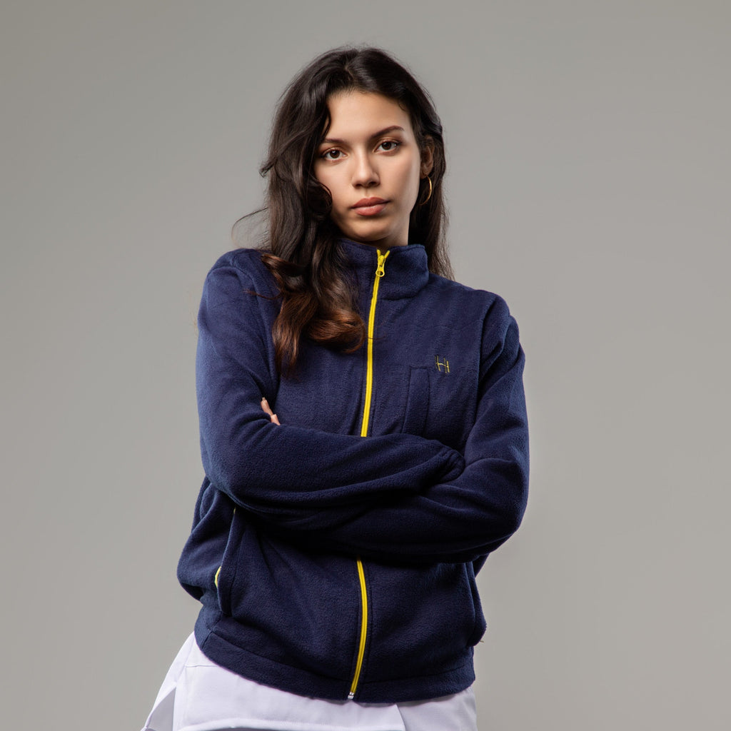 Veste POLAIRE Femme - Bleu marine