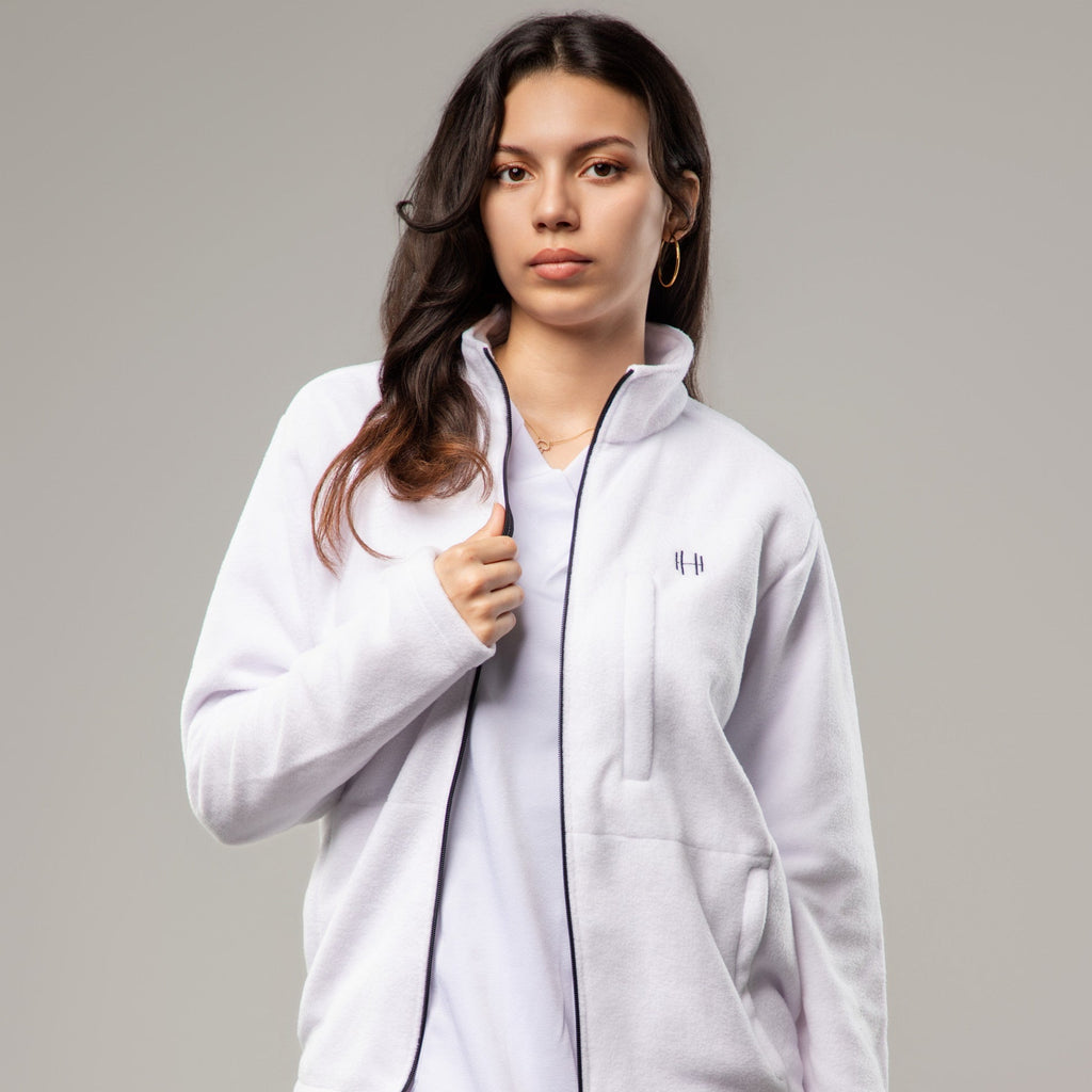 Veste POLAIRE Femme - Blanc