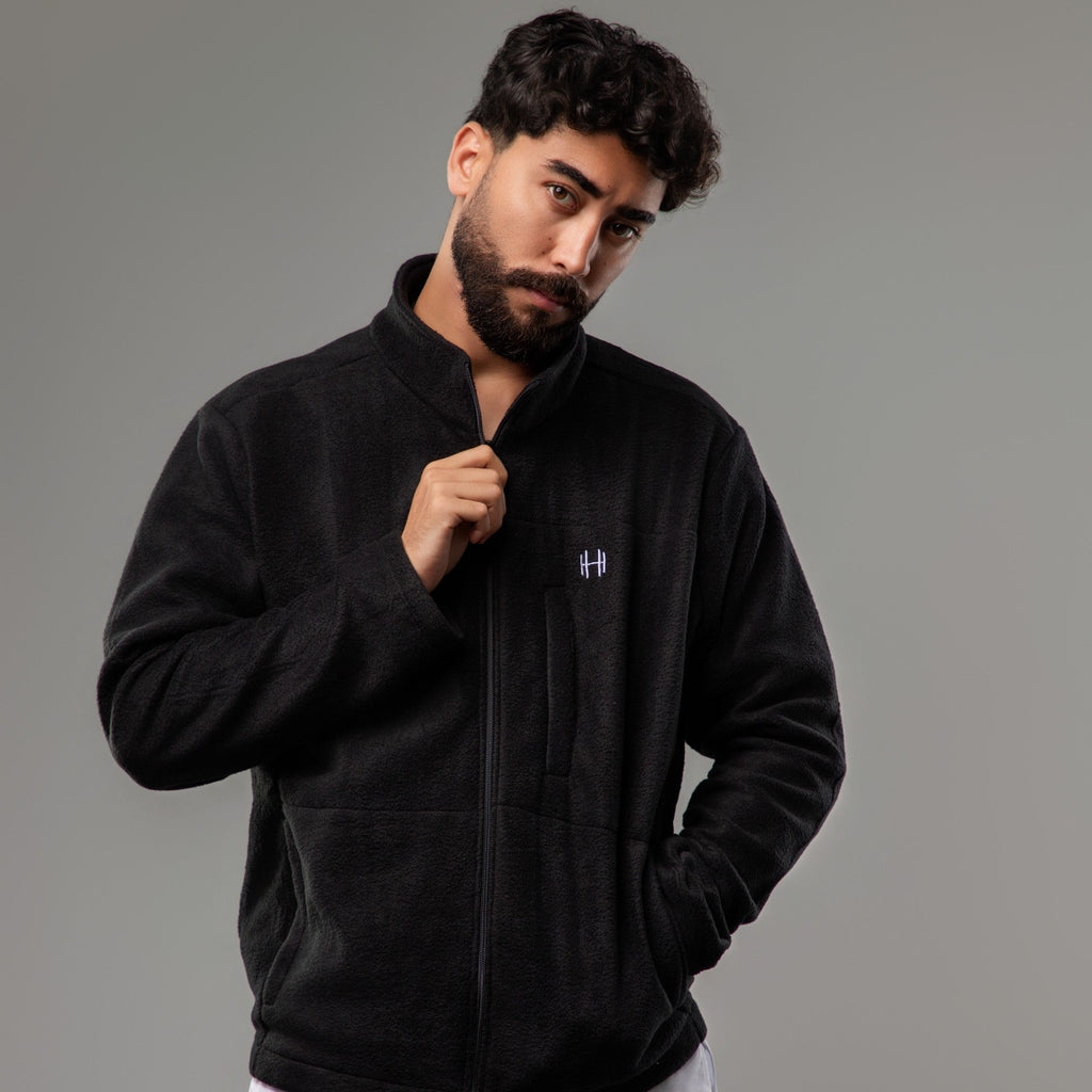 Veste POLAIRE Homme - Noir