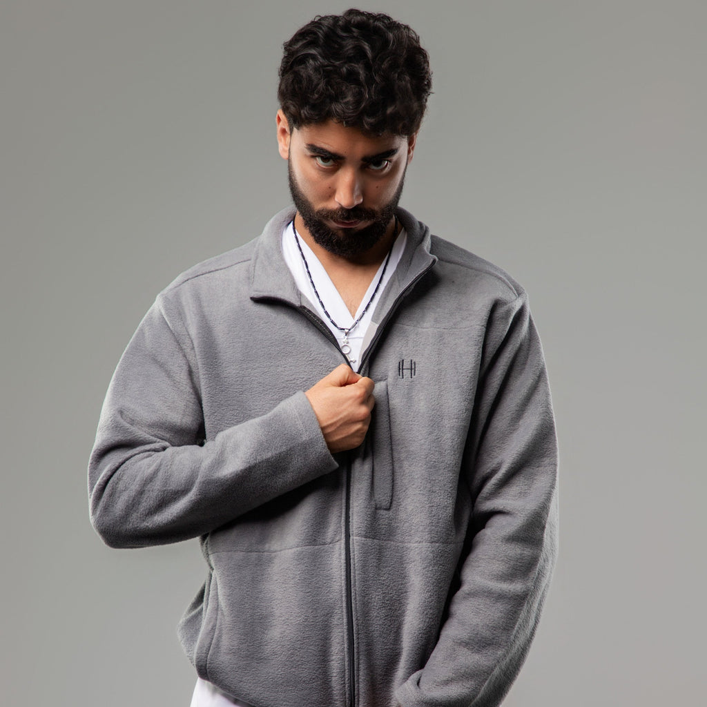 Veste POLAIRE Homme - Gris