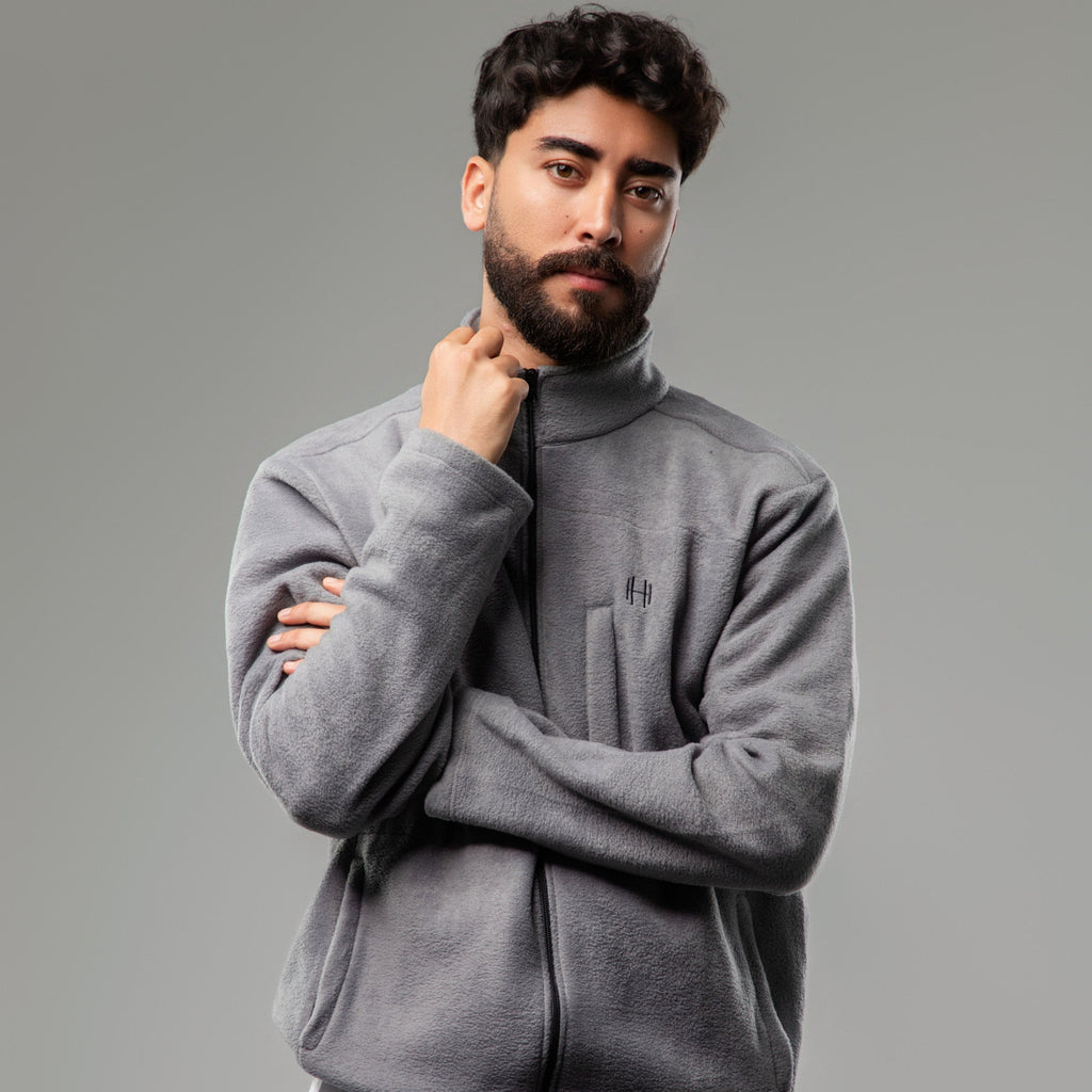 Veste POLAIRE Homme - Gris