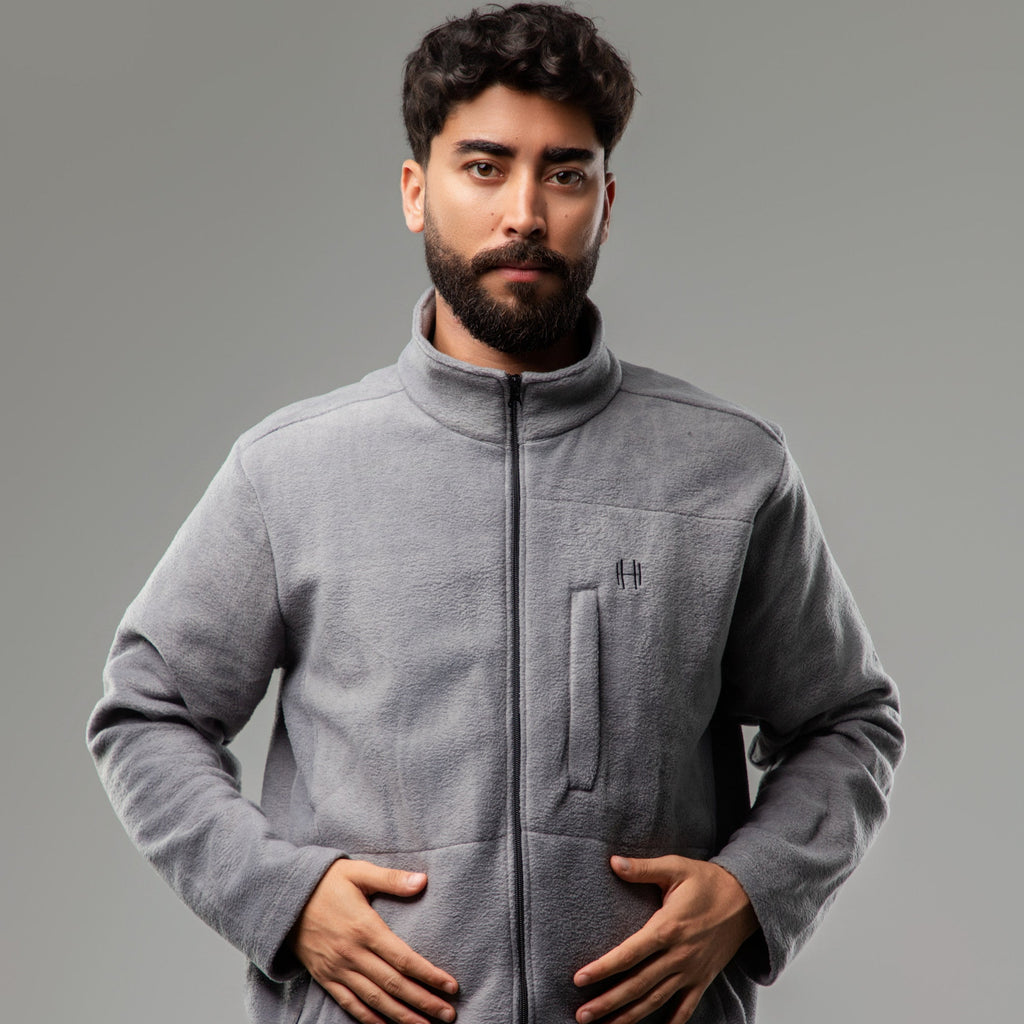 Veste POLAIRE Homme - Gris