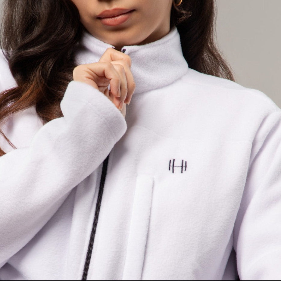 Veste POLAIRE Femme - Blanc